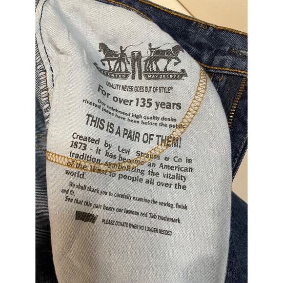 NWT Levis 505 Regular Fit Jeans Medium Blue 100% Cotton W30 L 34 - Picture 7 of 10